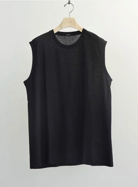 COMOLI Cotton Mesh Sleeveless Top 26SS 定番棉质网眼无袖T恤
