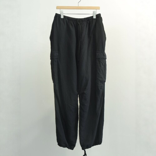 COMOLI丝绵混纺休闲六袋工装裤