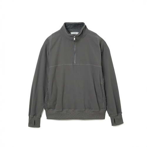 nonnative摇粒绒半拉链套头卫衣