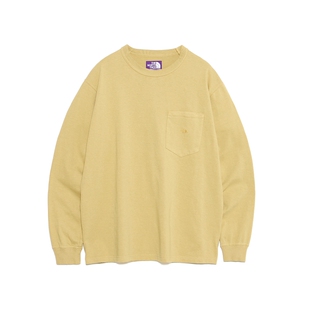 TNF 8oz Field L/S Pocket Tee 26SS北面紫标染色刺绣口袋长袖T恤