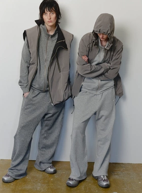 JIEDA RAME SWEAT ZIP UP 24AW 日产拉链刺绣复古立领运动夹克