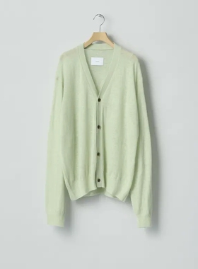 ssstein W/AL/NY Knit V Neck Cardigan 26SS 羊驼毛混纺针织开衫