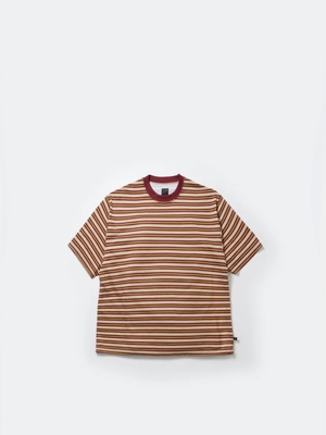 DAIWAPIER39条纹抽绳宽松短袖