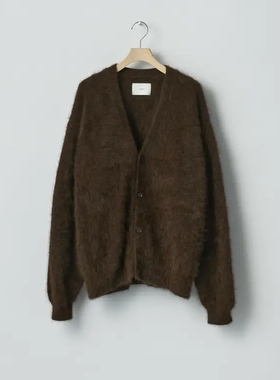 ssstein Racoon Knit Cardigan 26SS 浣熊毛轻量宽松针织V领开衫
