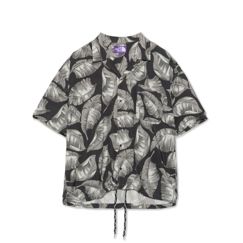 TNF PPA Field Shirt 26SS 北面紫标人造丝夏威夷抽绳短袖衬衫 - 实物图