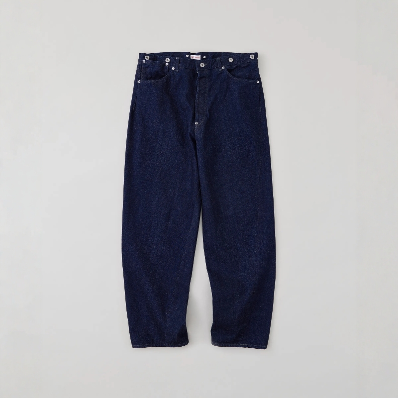 NICENESS复古宽松木工牛仔裤