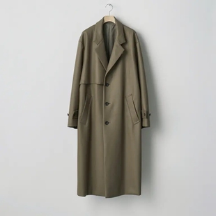 Lay Chester 25AW 90纯羊毛莱彻斯层次宽松风衣 Coat ssstein