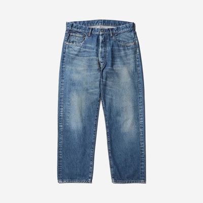 A.PRESSE定番水洗休闲五袋牛仔裤