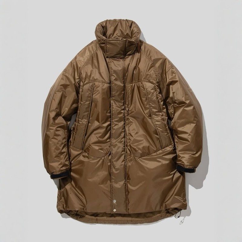 WILD THINGS × nonnative MONSTER PARKA 25AW 联名尼龙夹棉大衣