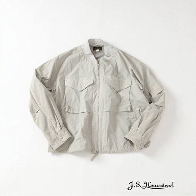 J.S.Homestead染色尼龙海军夹克