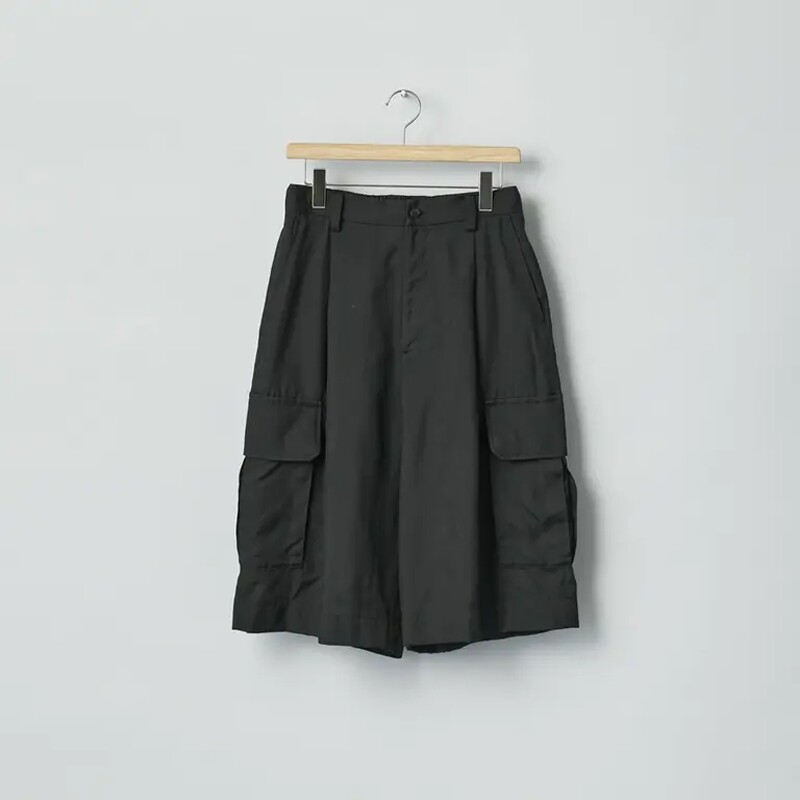 ssstein Silk Cupro Cargo Trousers 26SS真丝铜氨丝工装口袋短裤
