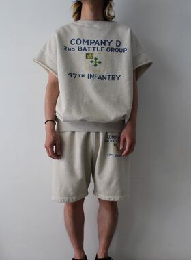 BOWWOW 47TH INFANTRY REGIMENT SWEAT SHIRTS 24SS 短袖印花卫衣