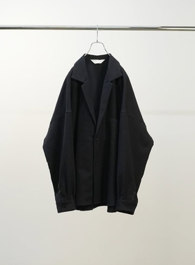 ANCELLM WASH WOOL TAILORED SHIRT 25AW 羊毛混纺水洗长袖衬衫