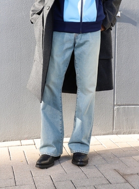 JIEDA REGULAR FIT DENIM PANTS 25SS 日产廓形喇叭水洗牛仔裤
