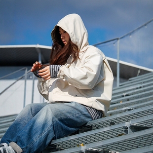 nanamica Nylon Twill Hooded Jacket26SS尼龙斜纹布宽松连帽夹克