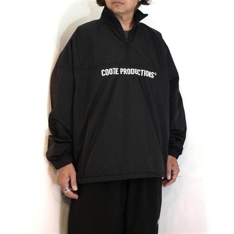 COOTIE印花套头半拉链运动夹克