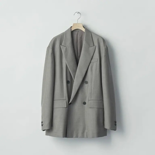 ssstein Wool Breasted Blazer 26SS 羊毛华达呢双排扣西装夹克