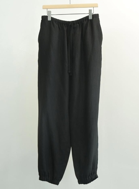 COMOLI Canapa drawstring pants 26SS 植物纤维汉麻抽绳收脚长裤