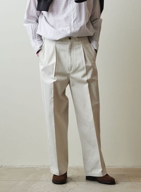 Steven Alan WPN NDM 1P BDU 25SS 复古西点布直筒打褶工装西裤