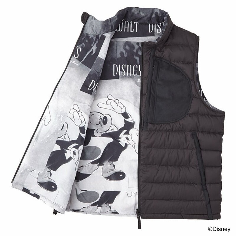 PORTER CLASSIC DISNEY LINER ZIP UP VEST 24AW 双面羽绒马甲