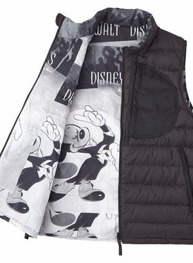 PORTER CLASSIC DISNEY LINER ZIP UP VEST 24AW 双面羽绒马甲