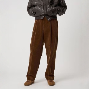 Steven Pleat 灯芯绒单褶西裤 One 25AW Corduroy Alan Slacks