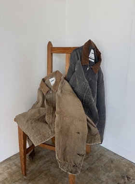 BOWWOW × BEAMS AUTO CITY DUCK JACKET 26SS 做旧帆布工装夹克