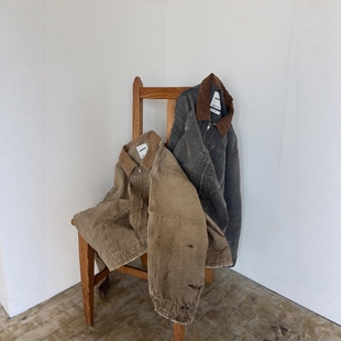 BOWWOW × BEAMS AUTO CITY DUCK JACKET 26SS 做旧帆布工装夹克