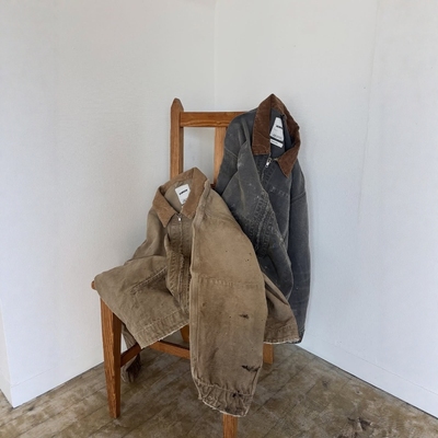 BOWWOWBEAMS做旧帆布工装夹克