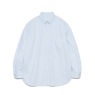 nanamica Button Down Stripe Wind Shirt 25SS 日产条纹牛津衬衫