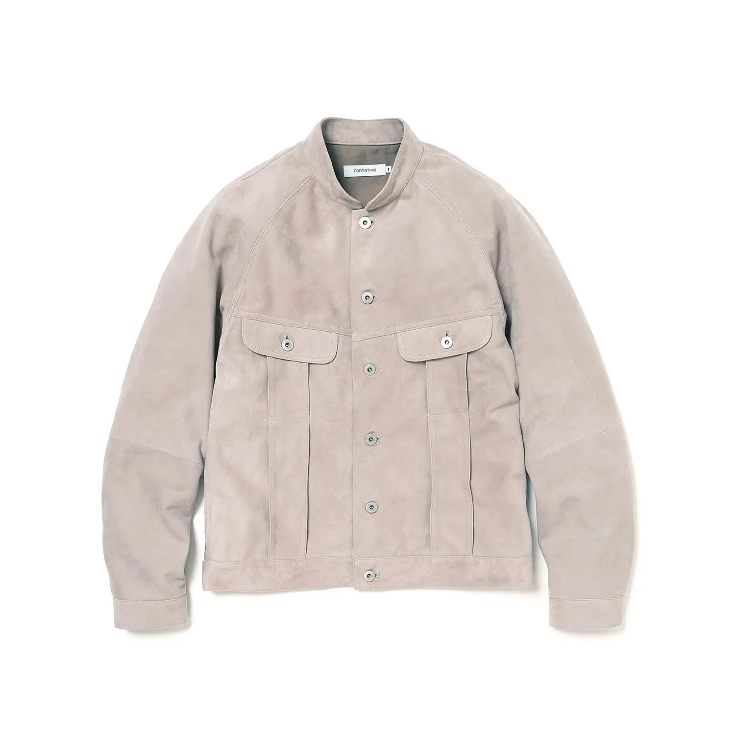 nonnative TRUCKER BLOUSON LEATHER 25SS 小羊皮工装货车夹克
