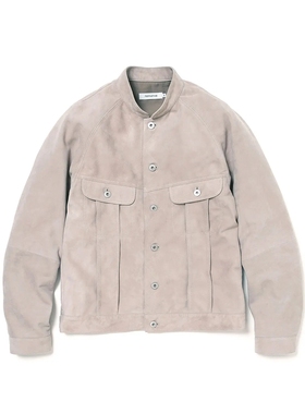 nonnative TRUCKER BLOUSON LEATHER 25SS 小羊皮工装货车夹克