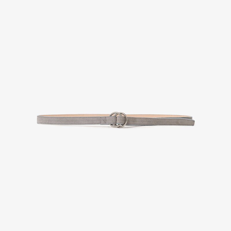 nonnative DWELLER RING BELT COW LEATHER 26SS圆环形牛麂皮腰带