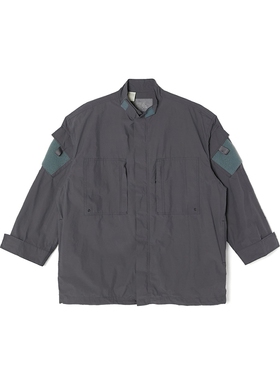 N.HOOLYWOOD TEST OMBAT SHIRT BLOUSON 25SS 军事线口袋衬衫夹克