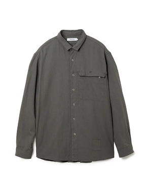 nonnative WORKER ZIP SHIRT TWILL 25AW 斜纹布拉链口袋工装衬衫