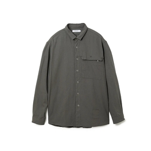 SHIRT nonnative ZIP 斜纹布拉链口袋工装 衬衫 25AW WORKER TWILL