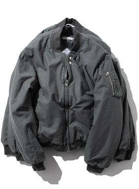 nonnative TROOPER PUFF BLOUSON 25AW 水洗染色防水棉服飞行夹克