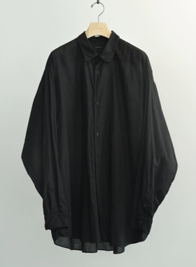 COMOLI KHADI Cotton Comoli Shirt 26SS 定番轻薄卡迪棉长袖衬衫