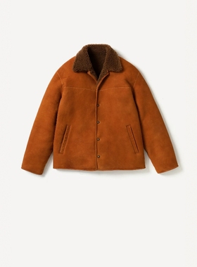 A.PRESSE Vintage Mouton Jacket 26SS 复古羊皮毛一体大衣夹克