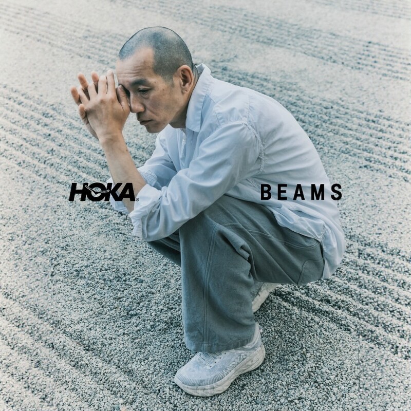 HOKABEAMS限定迷彩机能跑步鞋