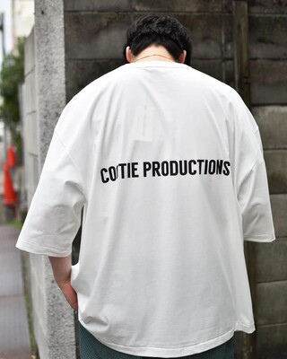 COOTIE背后印花LOGO宽松短袖T恤