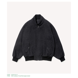 A.PRESSE Tweed Harrington Jacket 25AW 克什米尔毛呢哈灵顿夹克