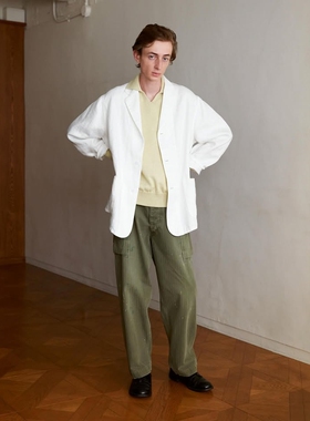 HERILL U.S.ARMY M-43 HBT Pants 26SS 军事风油漆口袋工装长裤