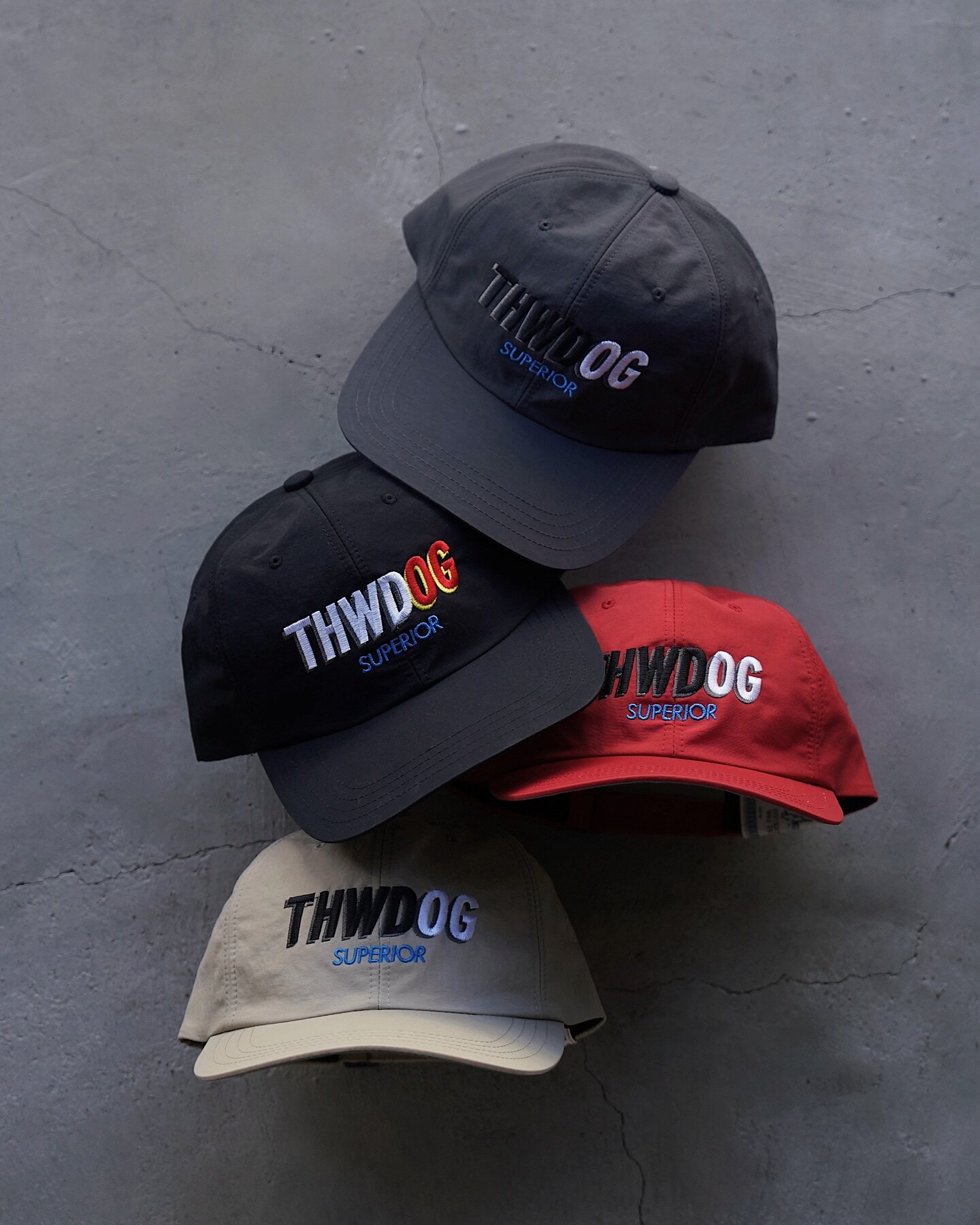 THEH.W.DOG&CO.尼龙刺绣棒球帽