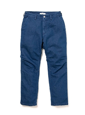 nonnative FARMER TROUSERS DENIM 25SS 亚麻混纺单宁工装长裤