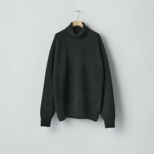 ssstein Wool Warm Knit Turtle NeckLS25AW羊羔毛缩绒高领针织衫