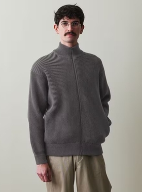 Steven Alan TC Aze Driver's Knit 25SS 双拉链司机针织衫夹克