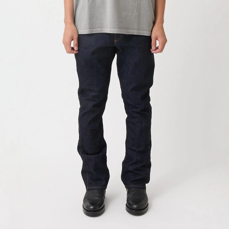 nonnative DWELLER 5P JEANS FL 11.5oz DENIM26SS修身喇叭牛仔裤