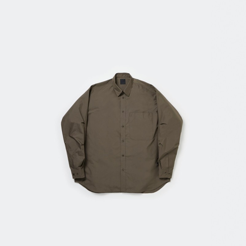 DAIWA PIER39 TECH REGULAR COLLAR SHIRT L/S 25AW 口袋长袖衬衫
