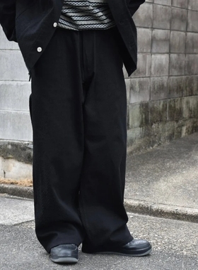 COOTIE NEEDLE PUNCH TWILL BAGGY EASY PANTS25SS针刺五袋休闲裤